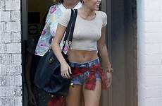 miley tight cyrus shirt wearing clothes tee top angeles los she gotceleb do her look why old outfit but house