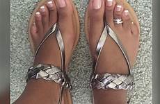 french tip toe toes sexy ebony nails pretty sandals choose board