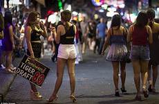 pattaya street walking thailand women sex red light woman people two bars life trade teens districts hot bar work clubs
