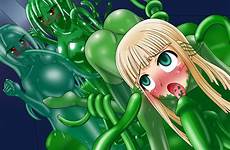 hentai tentacle tentacles slime girl pack goo monster transformation fuck fucked ear tongue anal rape green blonde insertion female long