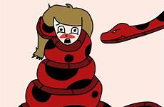 snake girl squeezes animation gif deviantart wakey snakey