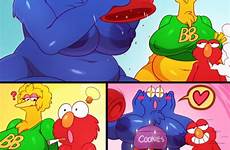 cookie monster elmo street sesame xxx sssonic2 rule34 big bird rule 34 ass muppets penis dick female breasts avian comic