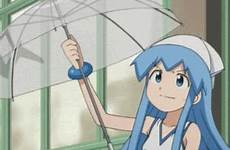 squid girl umbrella musume ika spinning her anime guru better there ability showing amazing shinryaku always asian gif imgur hours
