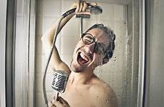 shower sing singing man toes wrinkled fingers