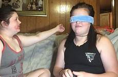 blindfolded sister