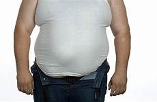 fat belly man obese big eating background stock