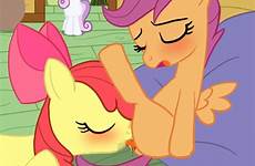 mlp bloom sweetie scootaloo luscious foalcon cmc friendship xbooru delete