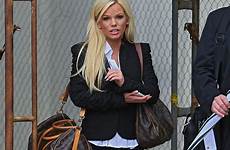 shannon colleen playmate playboy former pleads smuggling immigrant syracuse exits courthouse