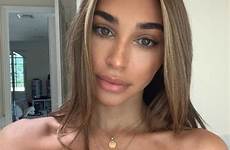 chantel jeffries topless legs thefappening leaks flaunts toned ruched pro bikinis