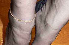 nylon toes nylons pantyhose nails