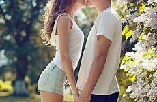 couple love young kiss pretty kissing teens sensual stock day sunny warm teen girl boy depositphotos