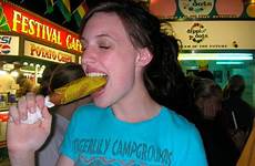 girls eating corn dogs hot women sexy stick woman something eat
