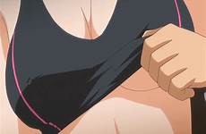 bra undressing nipples bouncing exposure animated erect assisted gelbooru shizuka