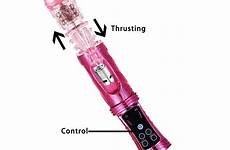 sex women vibrator dildo toy thrusting waterproof detailed