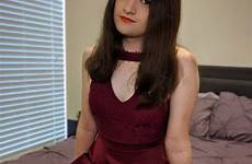 goth crossdresser transgender look pantyhose young dress women sandals saved outfits instagram fetish