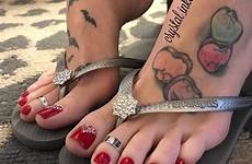 soles pretty toenails flop nails pedicure inked morton