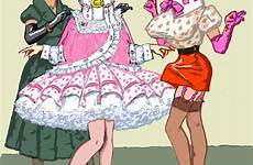 prissy sissy cartoon drawings boy cartoons petticoat punishment pansies stockings vintage saved uploaded user