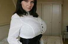 milena velba breasts discover corset