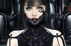 cyberpunk fashion cyborg girl futuristic robot style kina shen imgur female model gothic character steampunk android tumblr visit источник