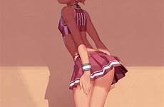 femboy cheerleader androgynous panties crossdressing erection skirt under trap penis ass flag girly male uniform clothes deletion options rule edit