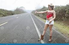 hitchhiking woman sexy preview