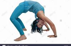 doing backbend girl alamy stock yoga woman