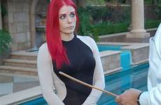 alison spanking miller firm hand caning leggings