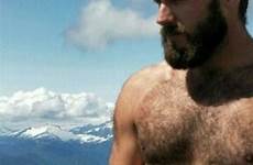hunks bearded beards scruffy hiking chested