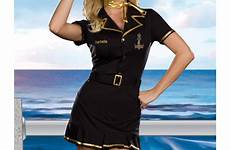 captain costume cruise ship sexy women ladies sailor