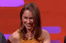 gif emilia clarke laughing giphy reaction reactions everything sex has norton