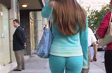 candid yoga pants ass blue crack sexy leggings spandex riding shorts her perfect creepshots beautiful stretch street saved