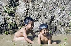 bathing boys asiaphotostock playing