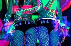rave girls party russian tumblr outfits techno girl neon edm dance raver festival outfit cute steemit light chicks hottest digital