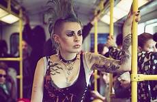 punk girls rock girl berlin fashion punks goth tattoos outfits choose board crust wild visit style alternative red grunge