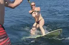 chelsea handler nude topless boobs nipples skiing water tits celebrity milf