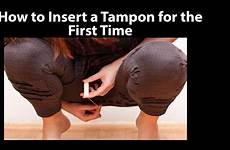 tampon insert first time