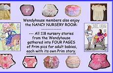 sissy prim wendyhouse captions petticoat feminization primspetticoatwendyhouse diapers forced adores frillies feminized