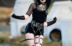goth punk traje ropa chicas gothique baño