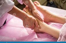 massage salon foot spa closeup doing hands having feet beauty female woman young pedicure focus hum soft human