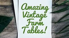 Farm Fresh Tables! #rustic #farm... - Shreveport Salvage
