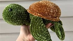 Crochet Large Sea Turtle Plushie - Etsy