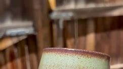 Green Handmade Coffee Mug, Large Ceramic Coffee Mug Stoneware, Coffee Mug Pottery, Tea Mug, Ceramic Drinkware