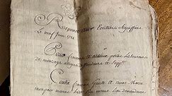 18th Century French Manuscript Documents Beautiful Calligraphy - Etsy 日本