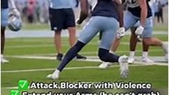 Block Shed & Contain Tackle Drill