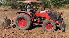 Farm plow tractor