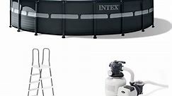 INTEX Ultra XTR 18’ x 52” Round Above Ground Pool Set w/ Filter Pump