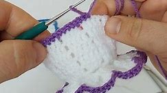 How to crochet tea cup and motif beginners step by step ?