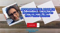 Nasir Hafezi on LinkedIn: Appropriate Adults - Documents to take to the Police Station