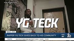 Rapper YG Teck gives back to his community