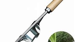 Weeder&Weed Puller Tool - Heavy Duty Weeding Tools Gardening with Hang Hole - Dandelion Weed Puller Tool for Lawn Field and Yard Tools (U-Type)